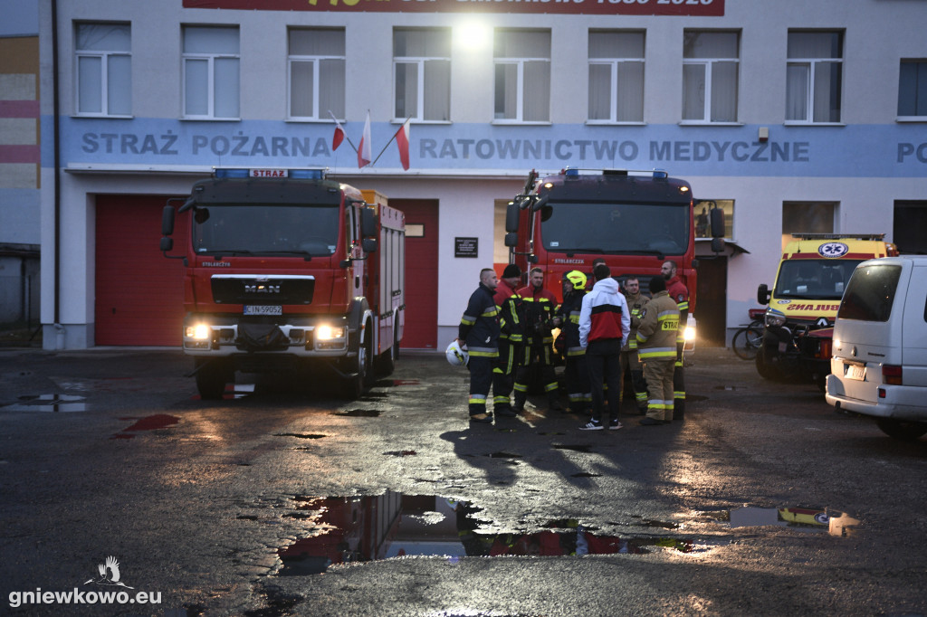 Powitanie nowego wozu OSP Gniewkowo