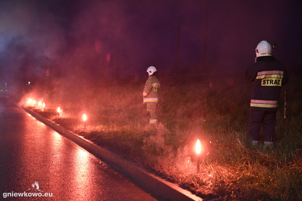 Powitanie nowego wozu OSP Gniewkowo