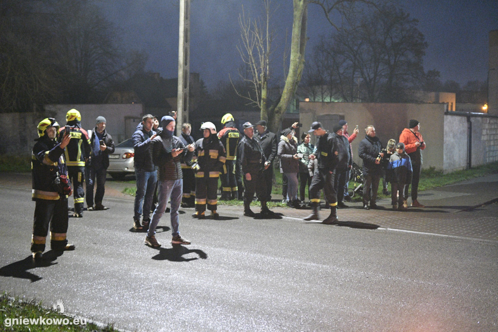 Powitanie nowego wozu OSP Gniewkowo