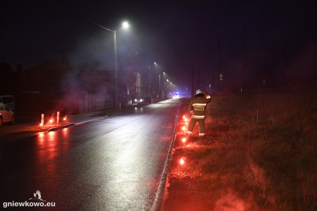 Powitanie nowego wozu OSP Gniewkowo