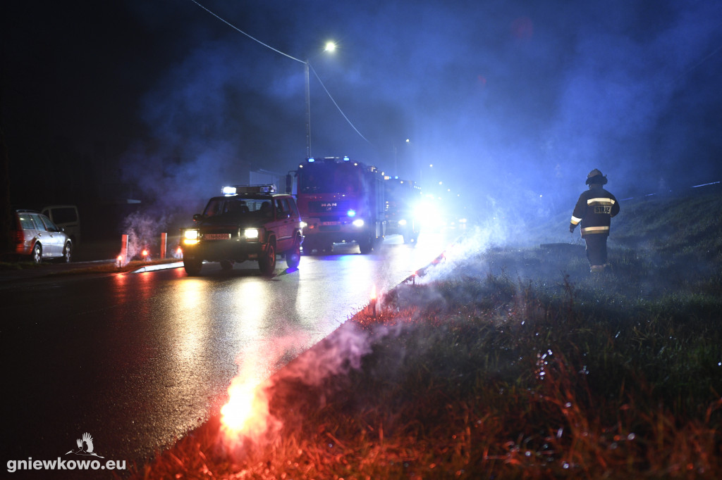 Powitanie nowego wozu OSP Gniewkowo