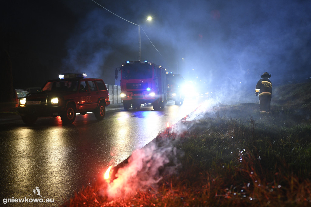 Powitanie nowego wozu OSP Gniewkowo