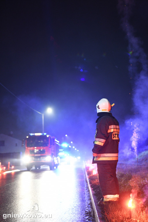 Powitanie nowego wozu OSP Gniewkowo