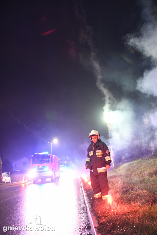 Powitanie nowego wozu OSP Gniewkowo