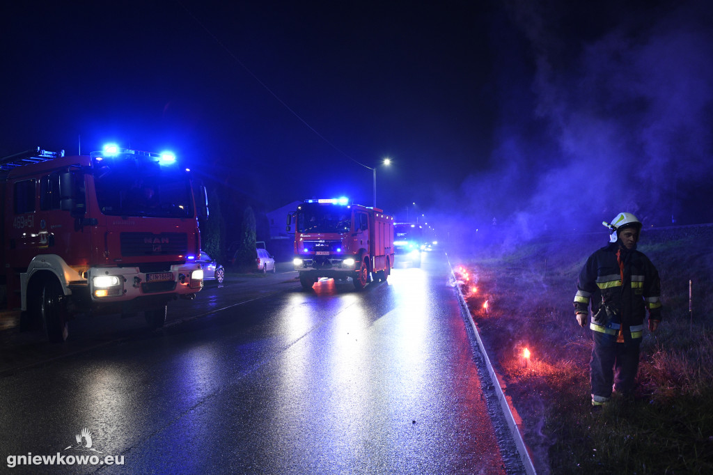 Powitanie nowego wozu OSP Gniewkowo