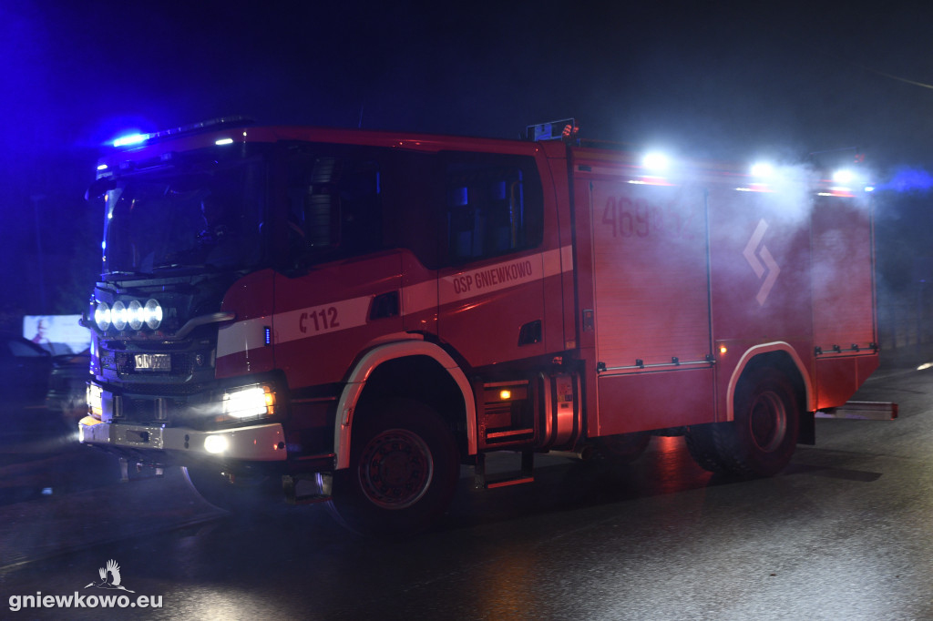 Powitanie nowego wozu OSP Gniewkowo