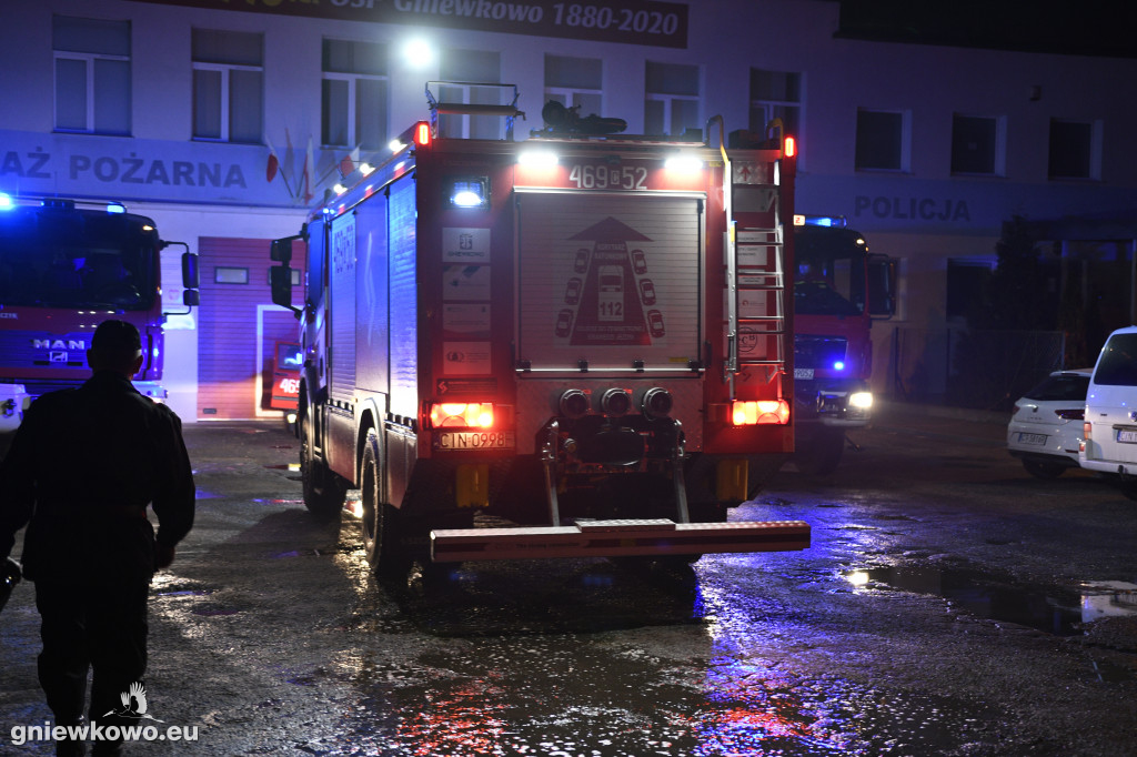 Powitanie nowego wozu OSP Gniewkowo