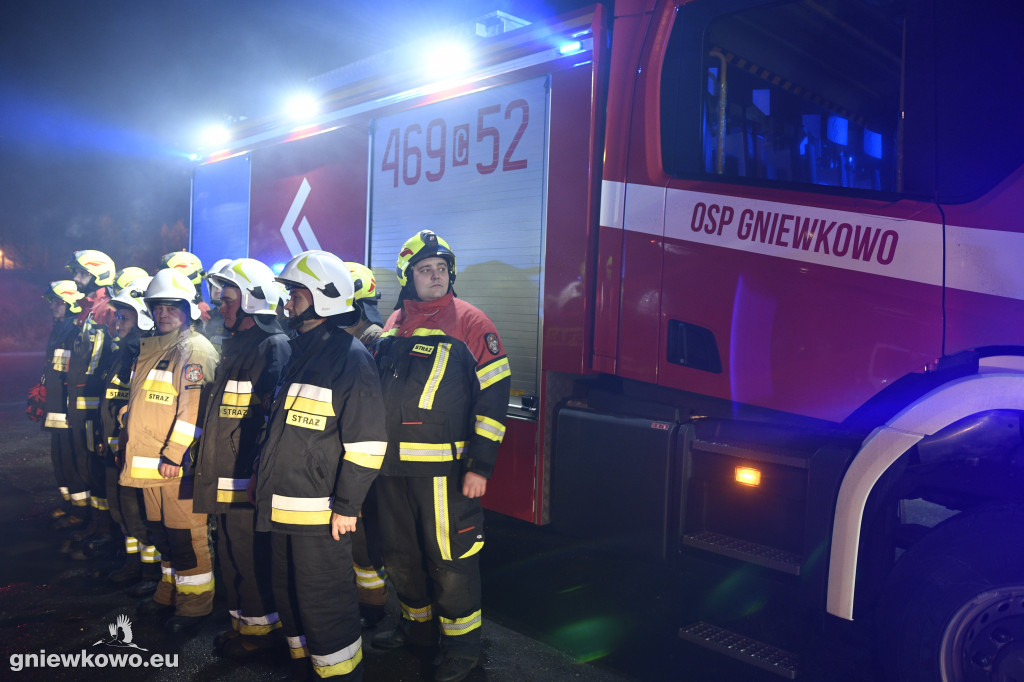 Powitanie nowego wozu OSP Gniewkowo