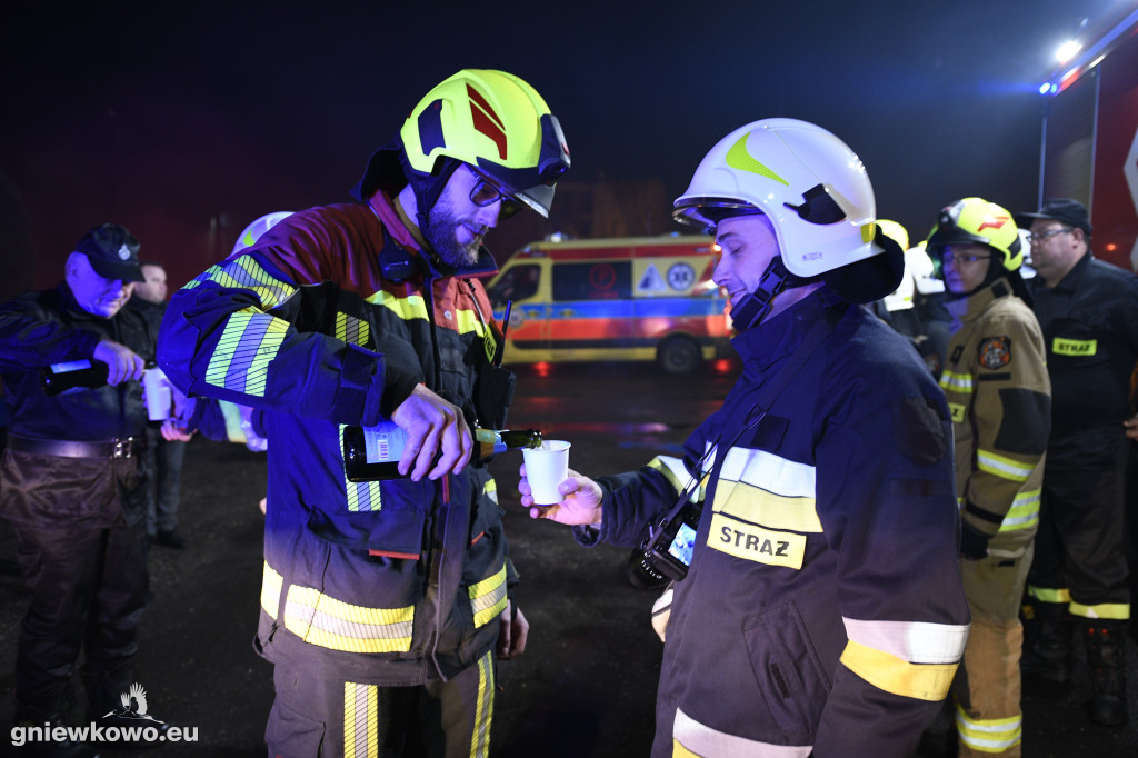 Powitanie nowego wozu OSP Gniewkowo