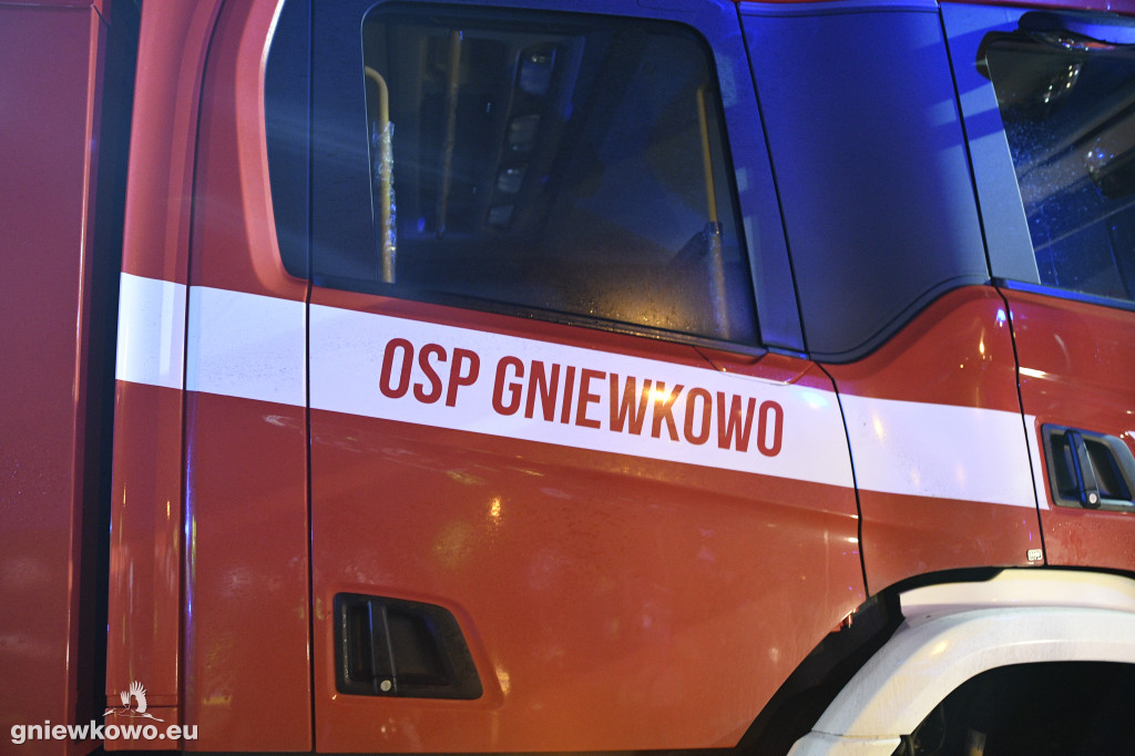 Powitanie nowego wozu OSP Gniewkowo