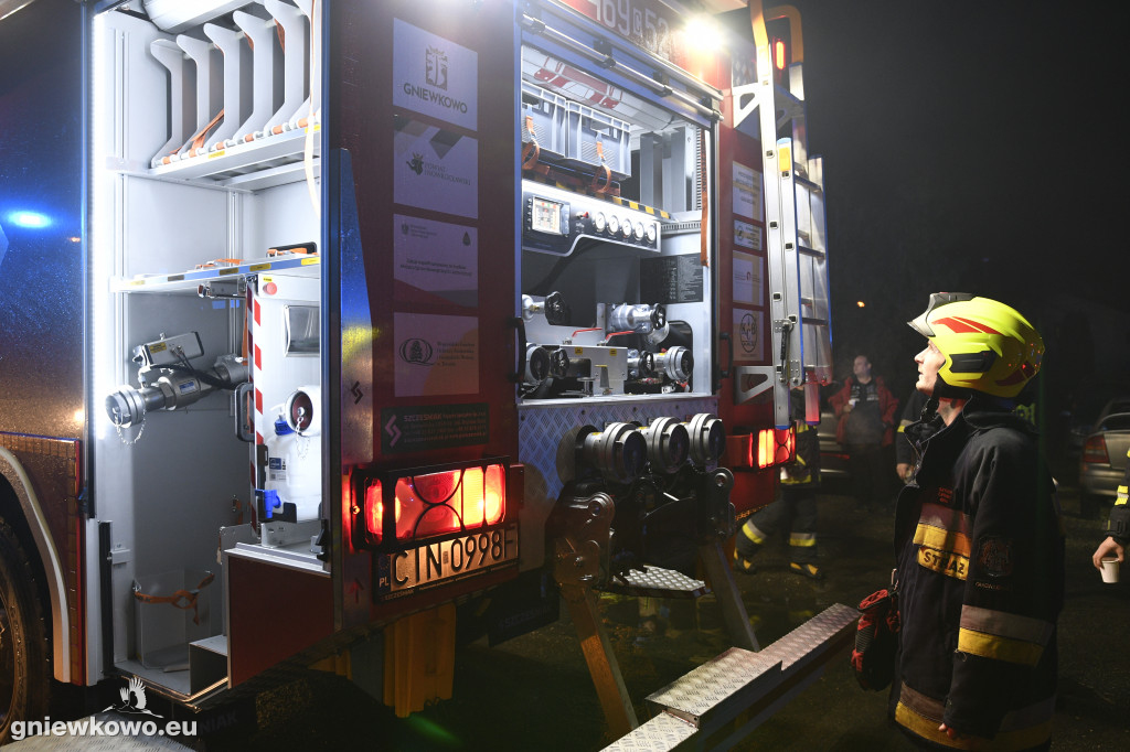 Powitanie nowego wozu OSP Gniewkowo
