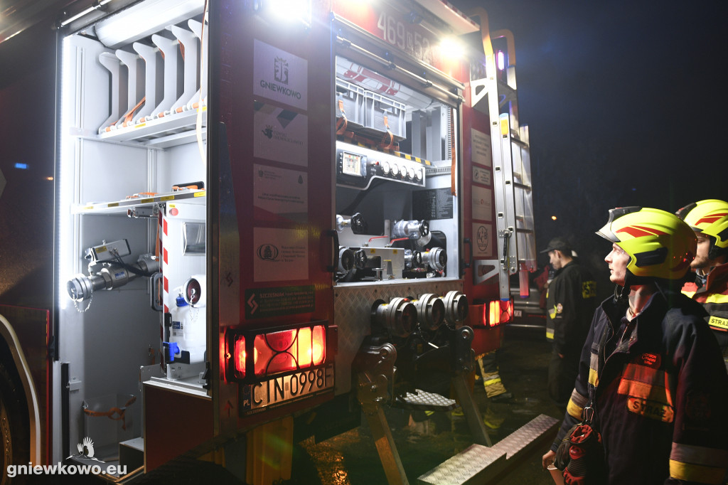 Powitanie nowego wozu OSP Gniewkowo