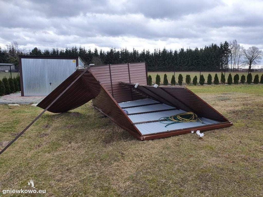 Skutki wichury z 18 i 19 lutego