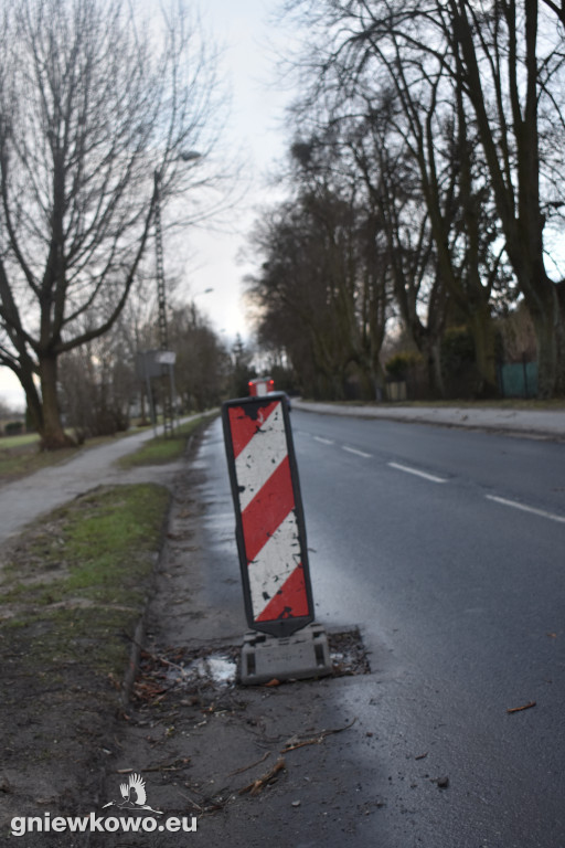 Dziury na ulicy Powstańców Wielkopolskich