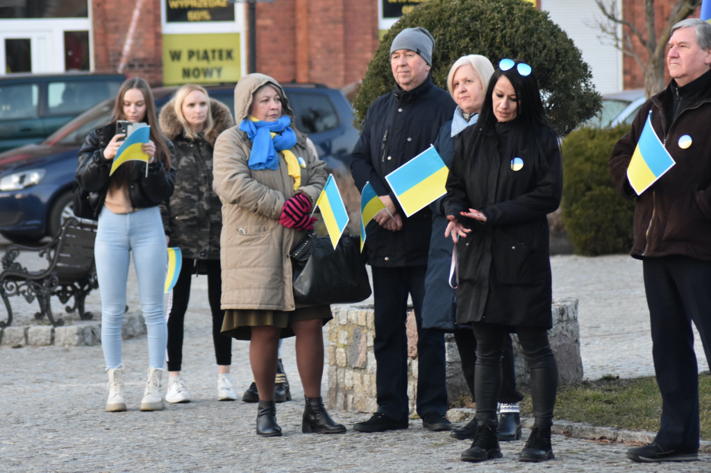 Protest Solidarni z Ukrainą