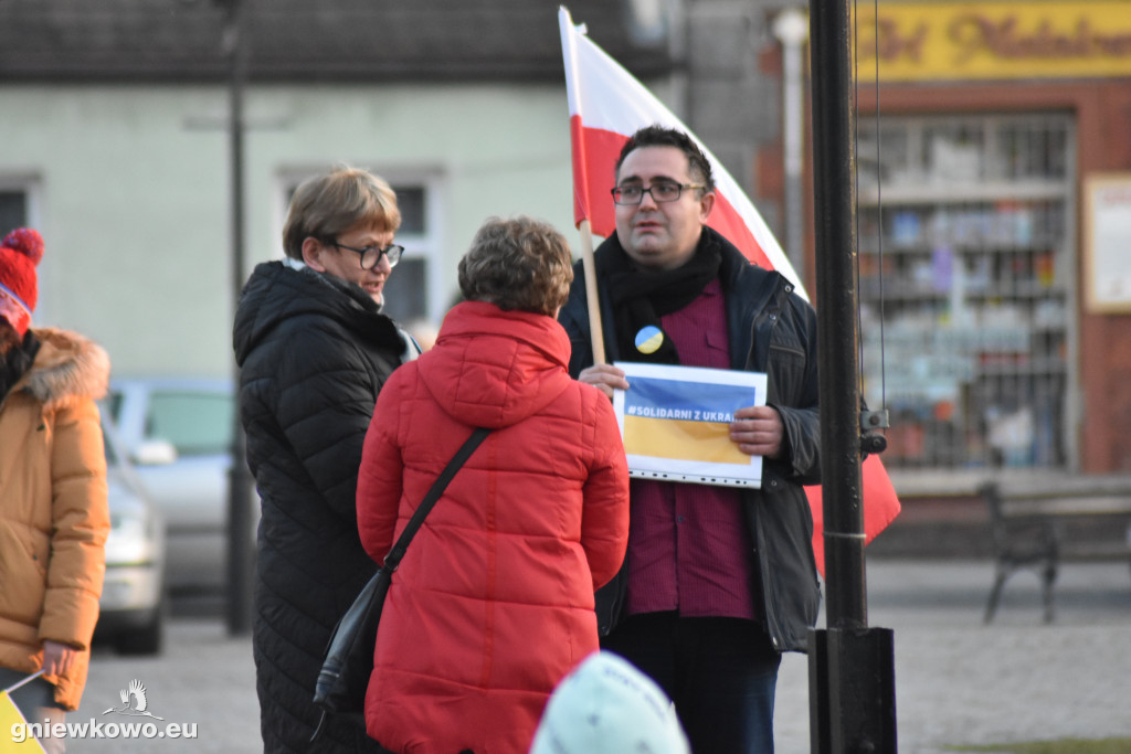 Protest Solidarni z Ukrainą