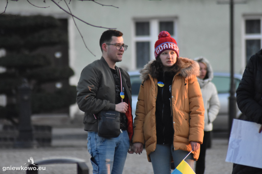 Protest Solidarni z Ukrainą