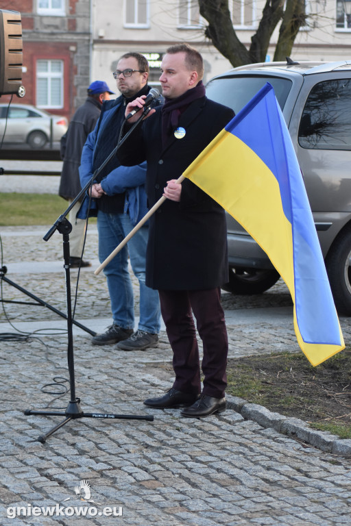 Protest Solidarni z Ukrainą