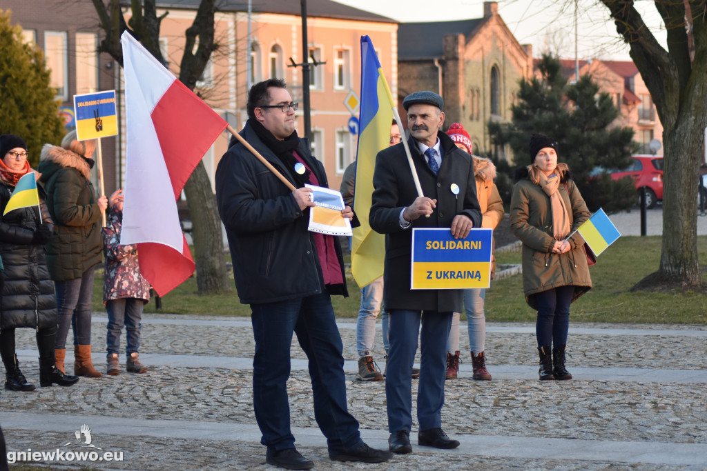 Protest Solidarni z Ukrainą