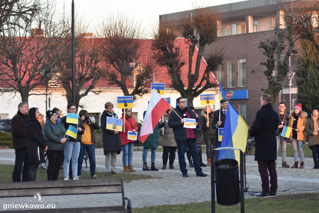 Protest Solidarni z Ukrainą