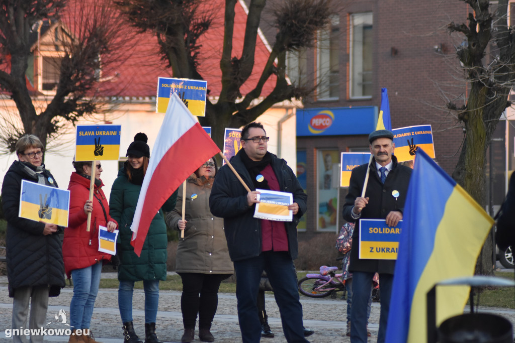 Protest Solidarni z Ukrainą