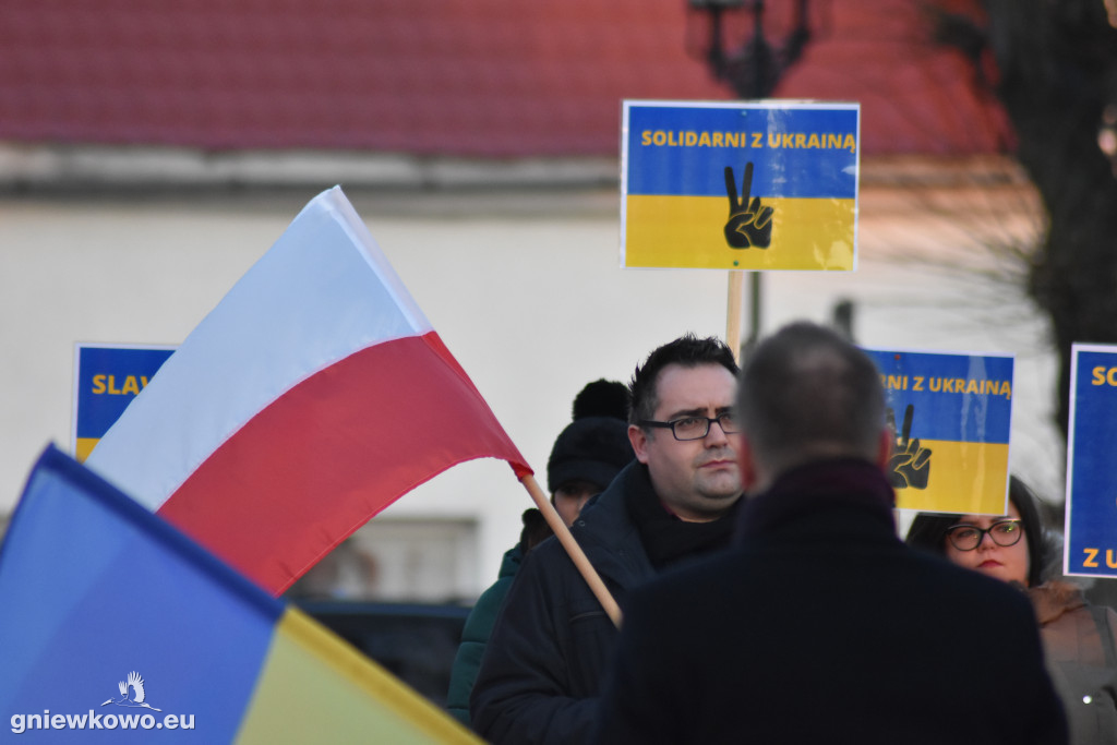 Protest Solidarni z Ukrainą