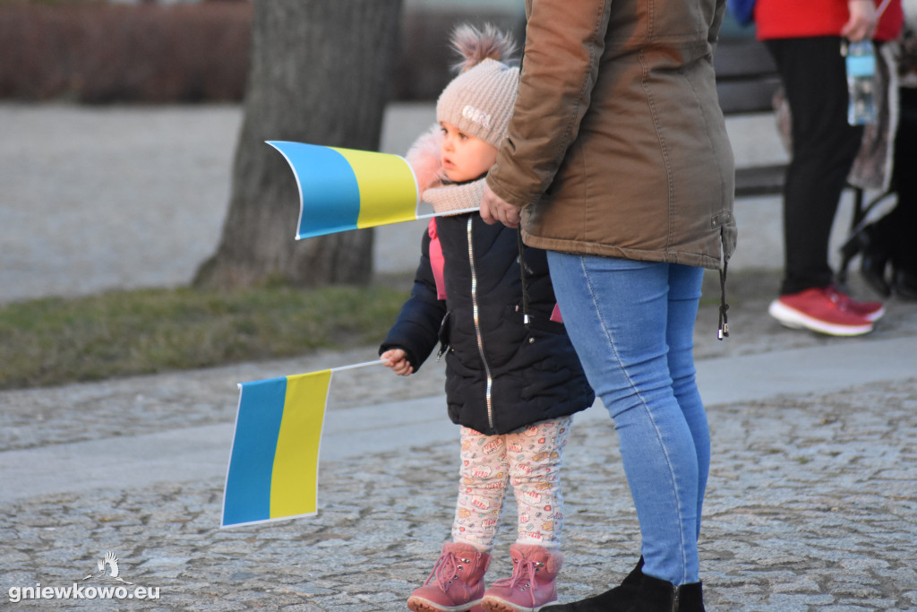 Protest Solidarni z Ukrainą