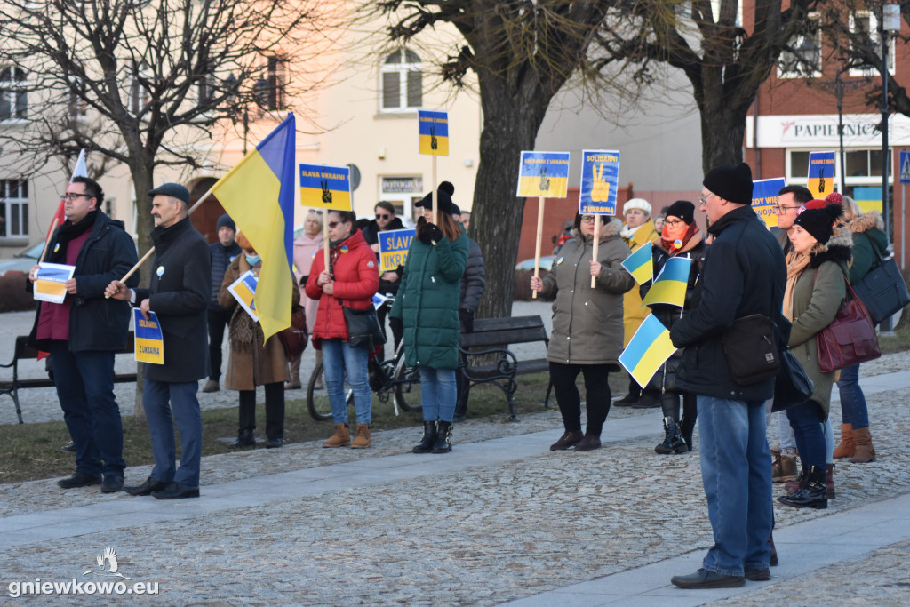 Protest Solidarni z Ukrainą