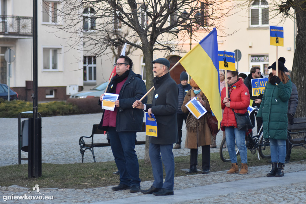 Protest Solidarni z Ukrainą