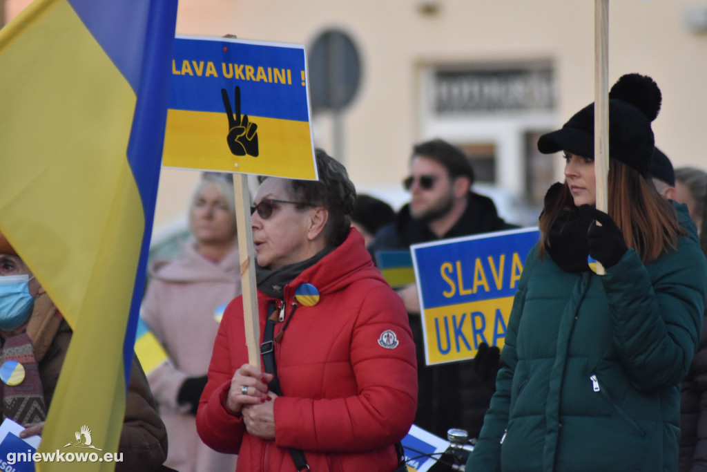 Protest Solidarni z Ukrainą