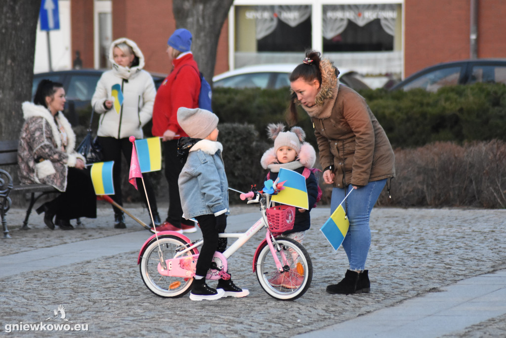 Protest Solidarni z Ukrainą