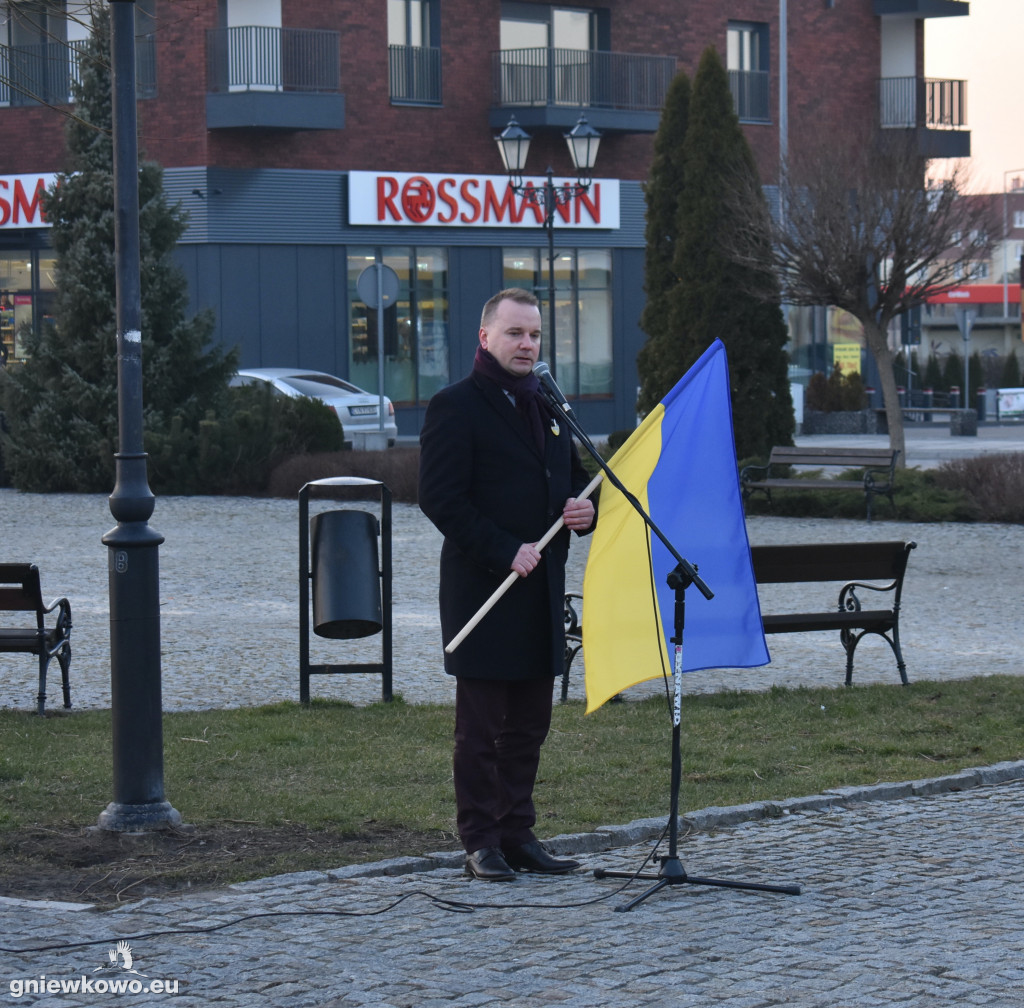 Protest Solidarni z Ukrainą