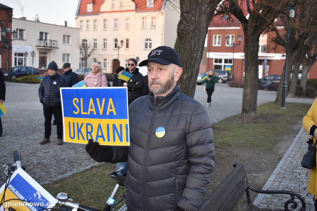 Protest Solidarni z Ukrainą