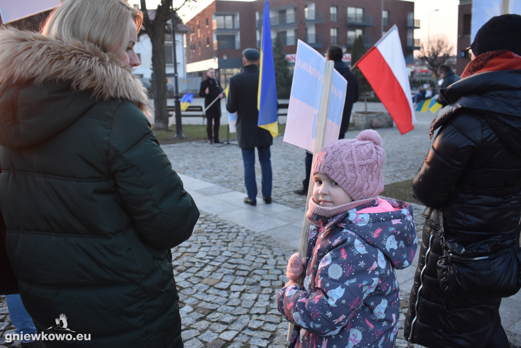 Protest Solidarni z Ukrainą