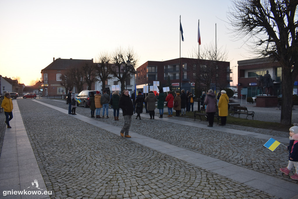 Protest Solidarni z Ukrainą