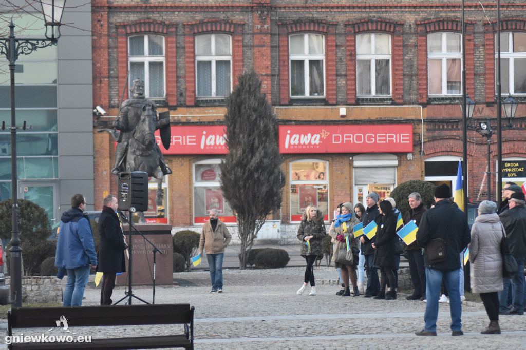 Protest Solidarni z Ukrainą