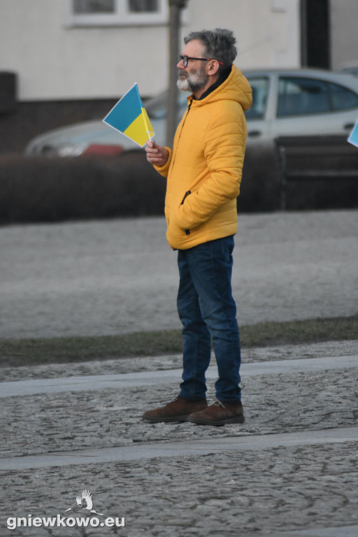 Protest Solidarni z Ukrainą