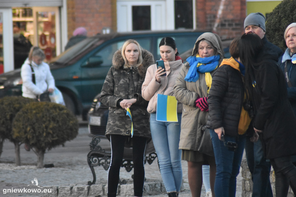 Protest Solidarni z Ukrainą