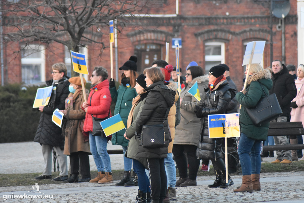 Protest Solidarni z Ukrainą