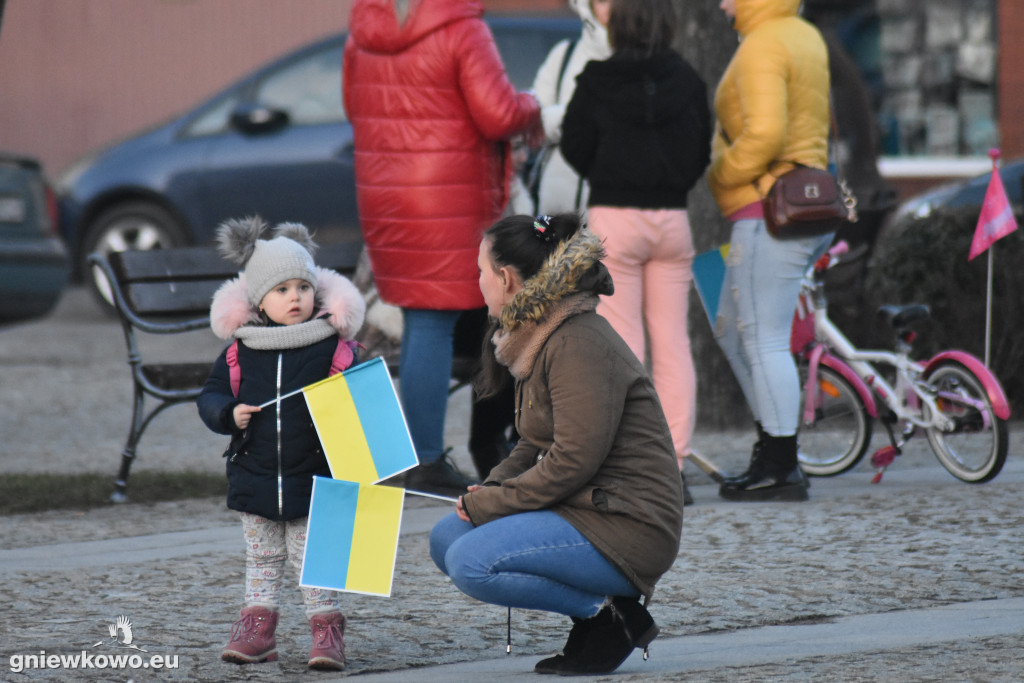 Protest Solidarni z Ukrainą