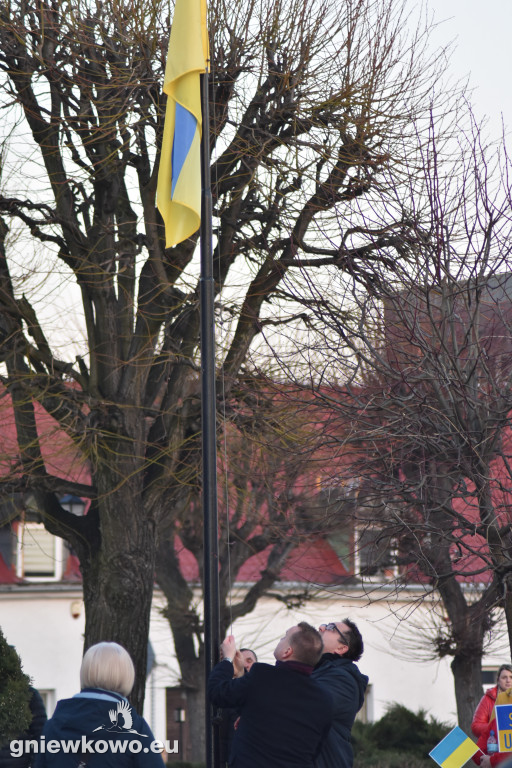 Protest Solidarni z Ukrainą