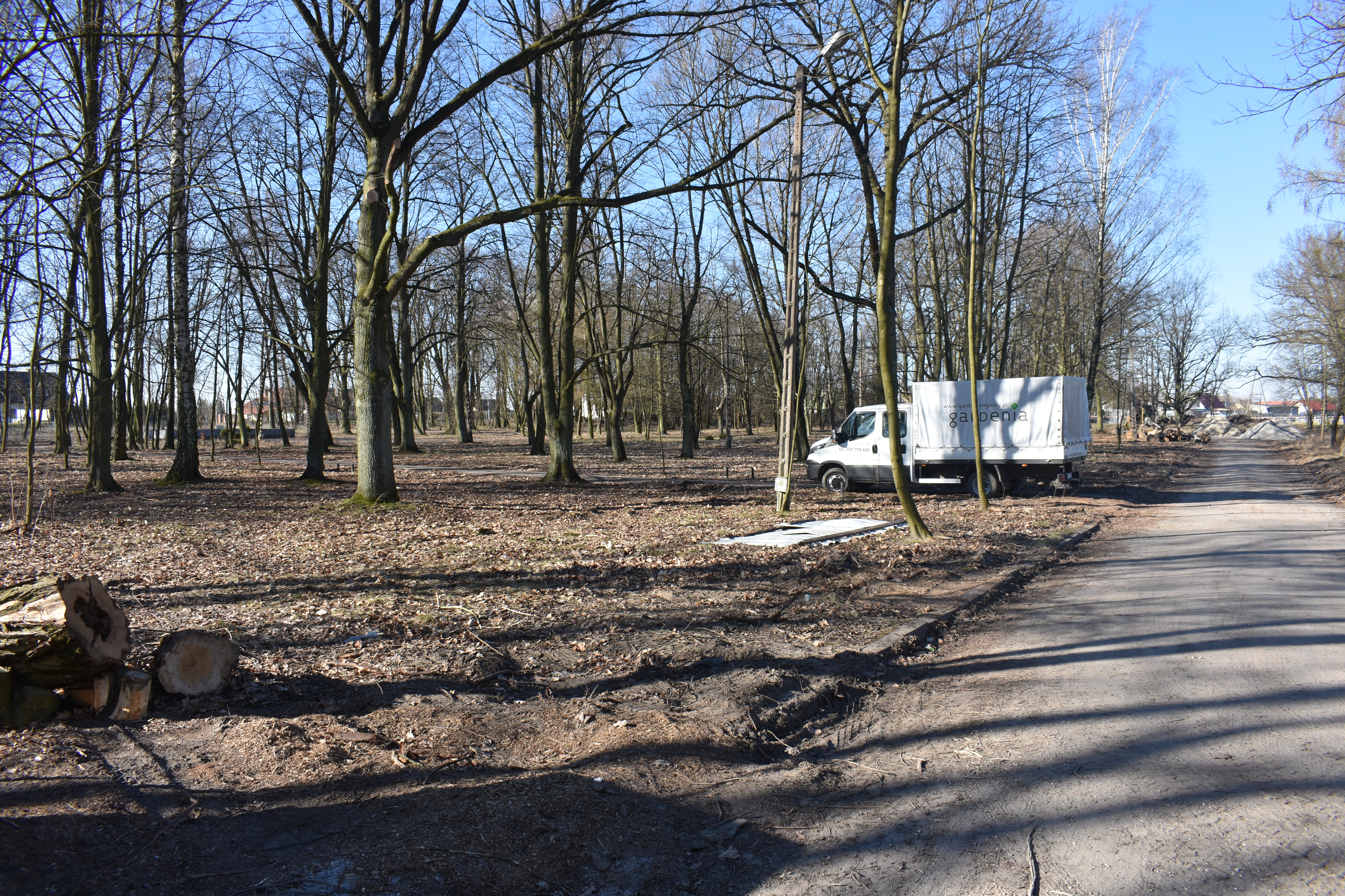 Park Wolności w marcu 2022