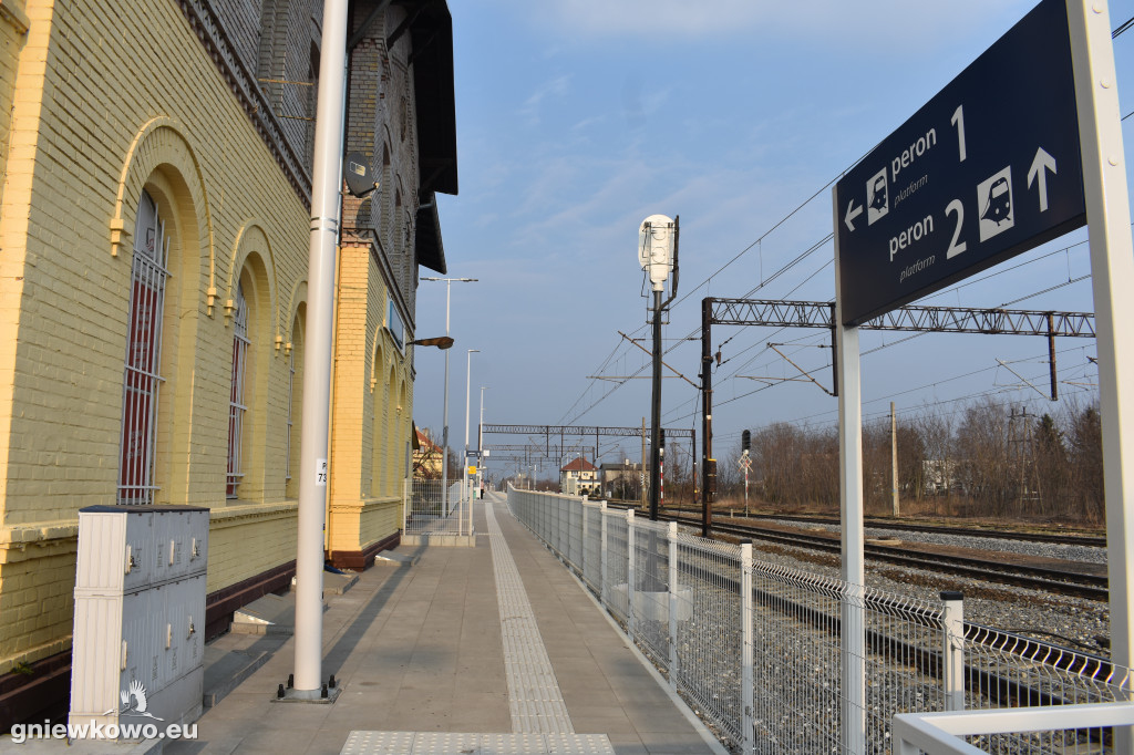 Nowe perony na stacji Gniewkowo