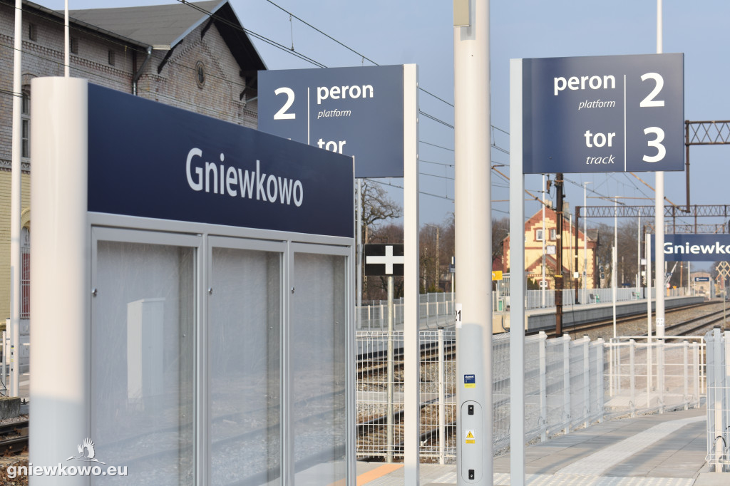 Nowe perony na stacji Gniewkowo