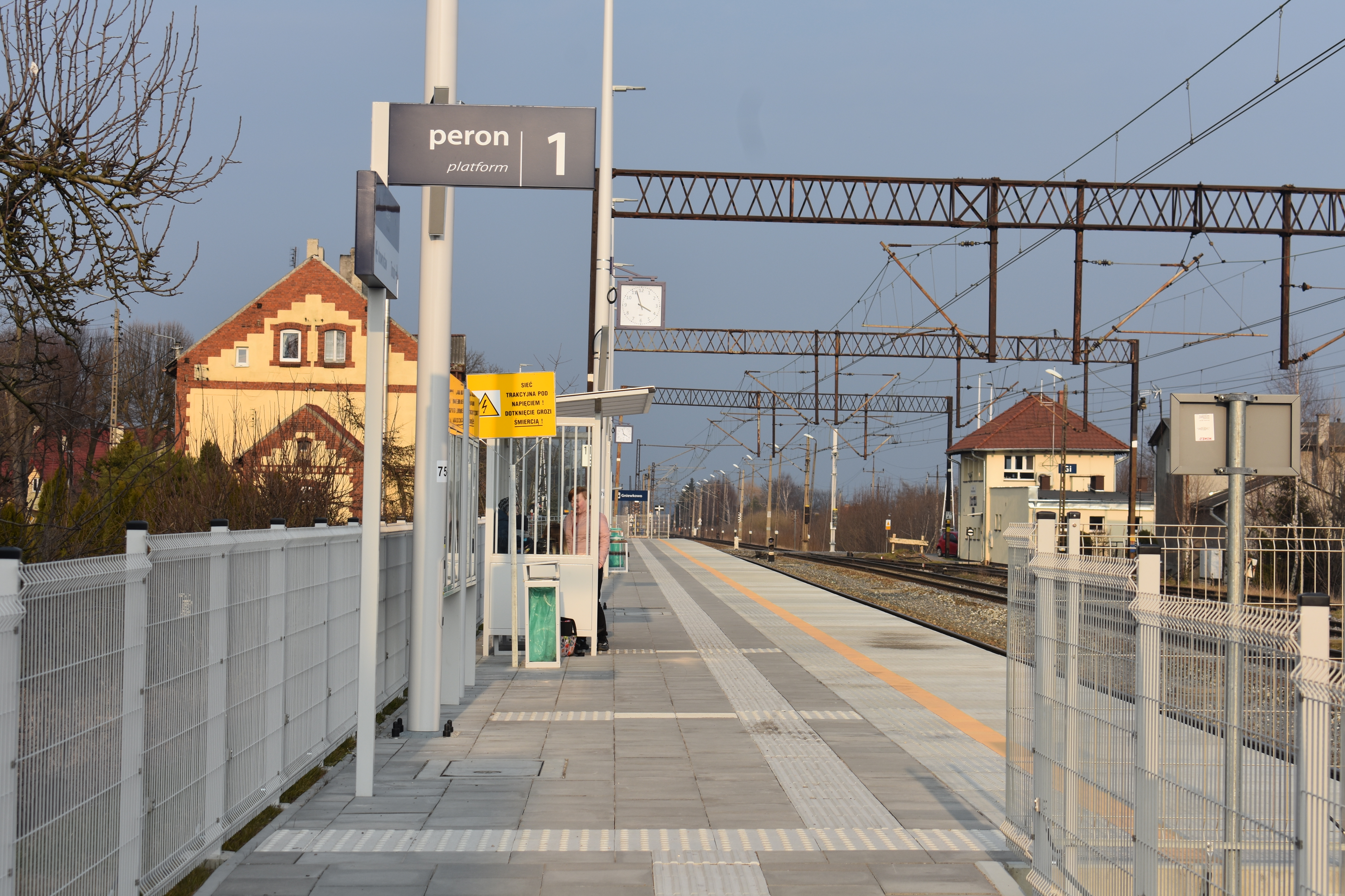 Nowe perony na stacji Gniewkowo