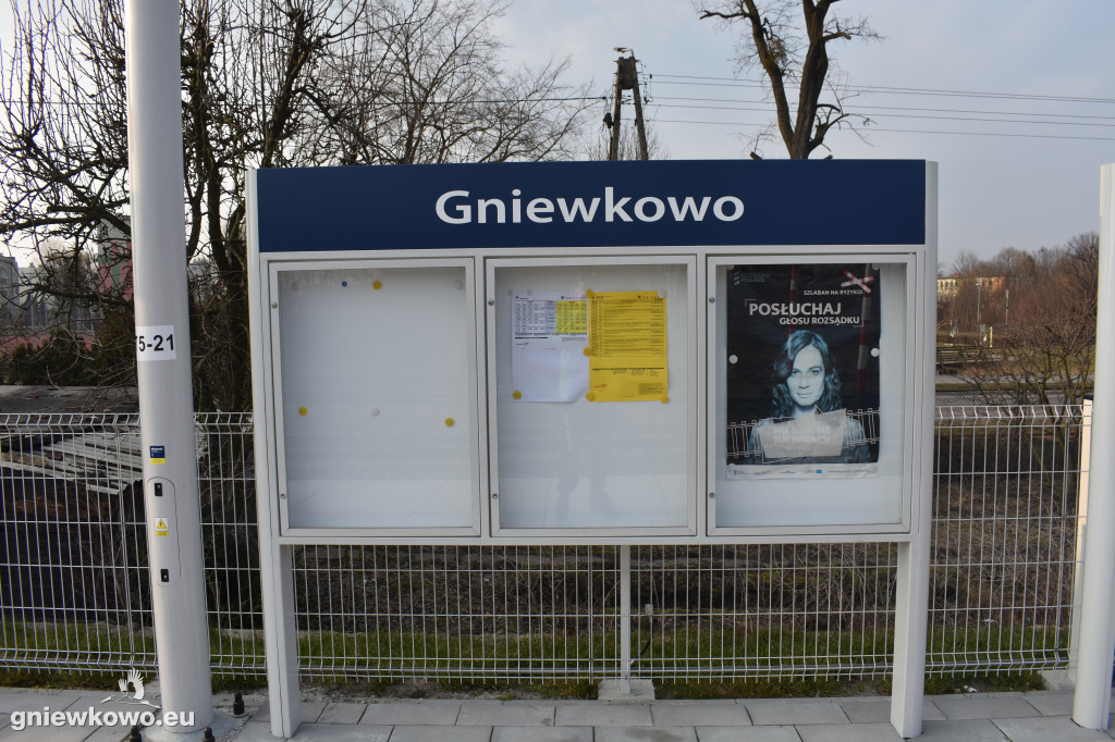 Nowe perony na stacji Gniewkowo