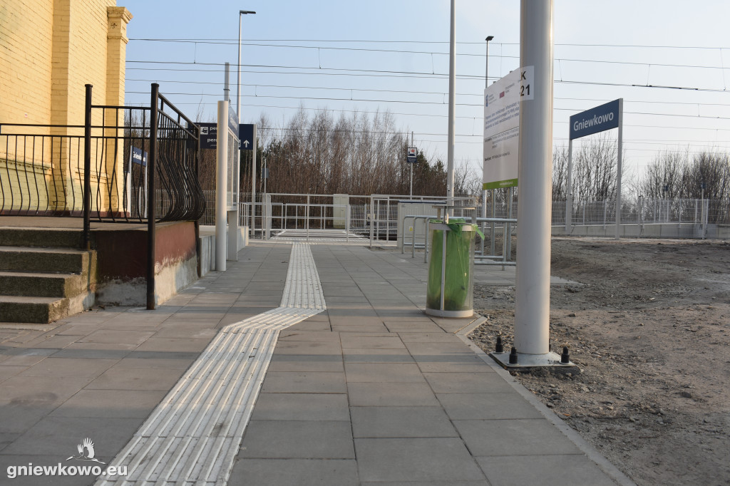 Nowe perony na stacji Gniewkowo