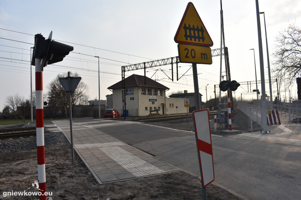 Nowe perony na stacji Gniewkowo