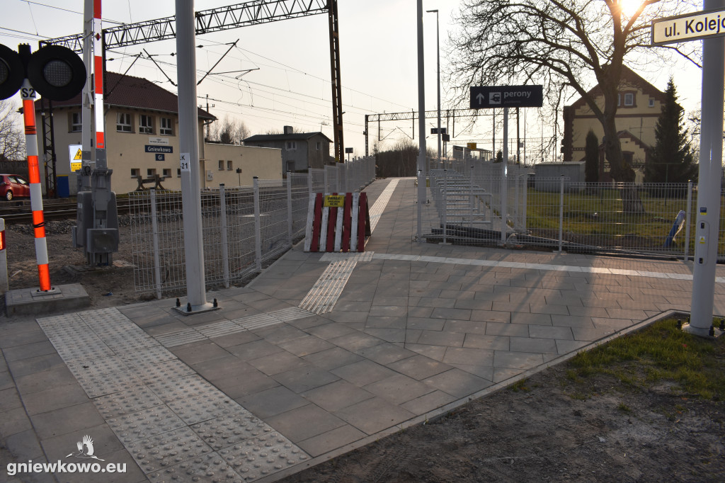 Nowe perony na stacji Gniewkowo