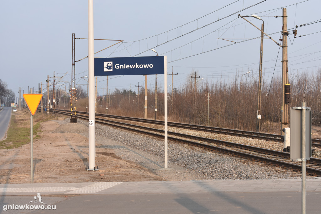 Nowe perony na stacji Gniewkowo